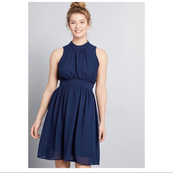 navy blue frock